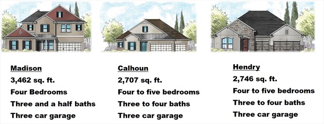 Three models have been introduced by Providence in Twenty Mile Village.